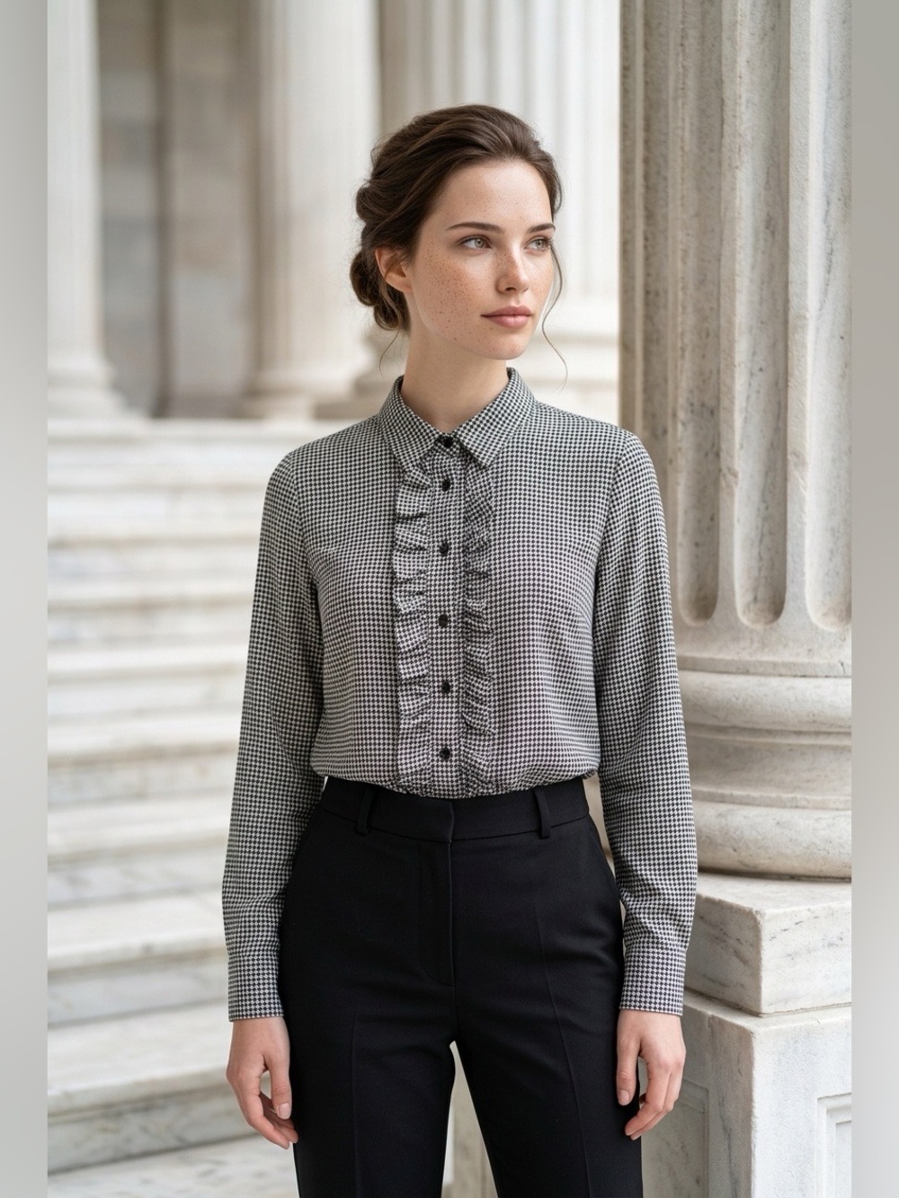 Equipment Femme Silk Shirt, Size M